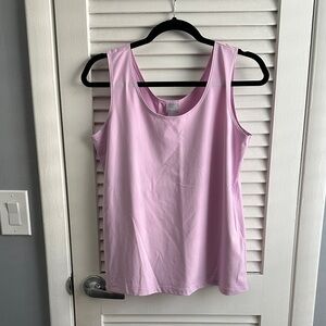Chico’s tank size 2 Large pink purple